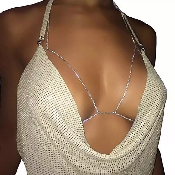 Jewelry - New! Rhinestone Body Chain